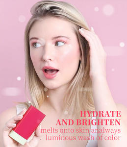 Etiqueta privada Nuevo diseño Maquillaje <span class=keywords><strong>Rubor</strong></span> Vegan <span class=keywords><strong>Red</strong></span> Cheek Cream Blusher Natural Hidratante a prueba de agua Crema mate Blush Stick - Product Image 4