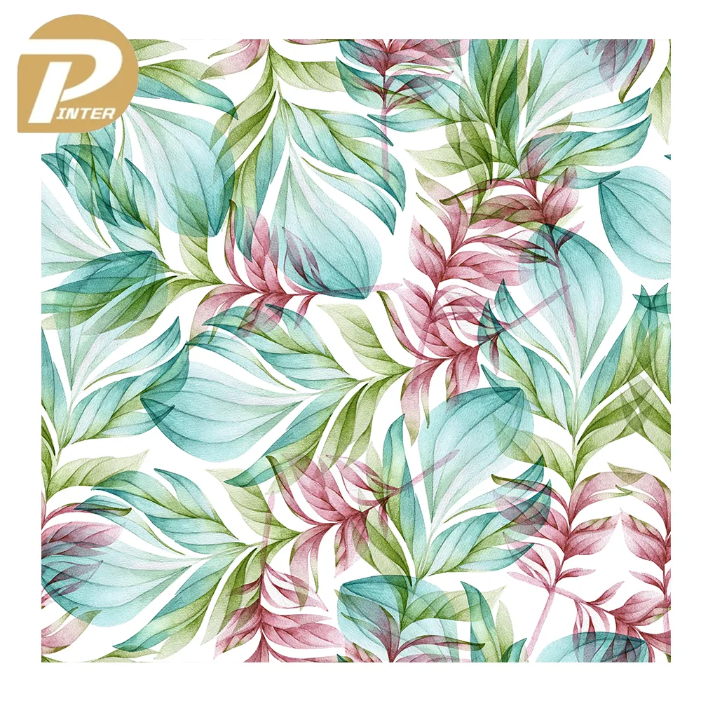 Beautiful Customized Digital Printed Flower Floral Designs 100% Rayon Fabric with Fast Delivery