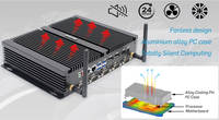 Mini PC de stockage à 3 baies avec M.2 NVMe, MSATA et SATA III 2,5 pouces (jusqu'à 6 To), Intel RST RAID, 64 Go DDR4 et Wi-Fi 6 en option