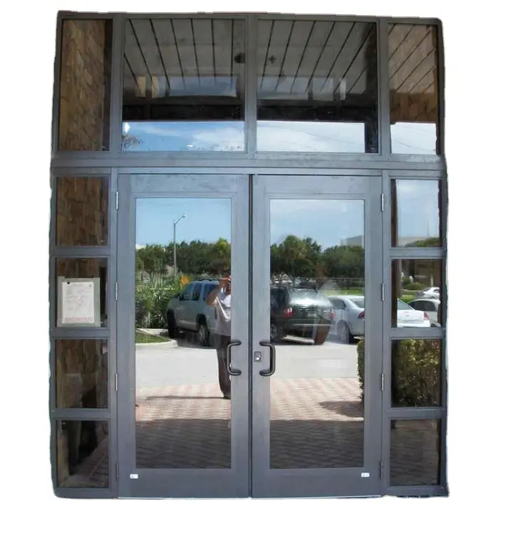 Geben Sie $500 Bargeld Gutschein Pivot Türen verwendet Laden front Außentüren