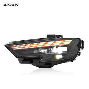 Ensemble de phares Jushun Audi A3, feux de jour LED, clignotants dynamiques, 2017-2020 - Product Image 3
