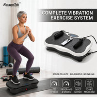 Titreşimli Platform Titreşim Plakası Ev Tipi Fitness Ekipmanı Tüm Vücut Büyük Pivot Makinesi Mini Terapi Kardiyo Egzersiz Aleti