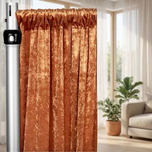 Rideau occultant motorisé en velours noir pour chambre à coucher et toile de fond de mariage, direct usine - Product Image 1