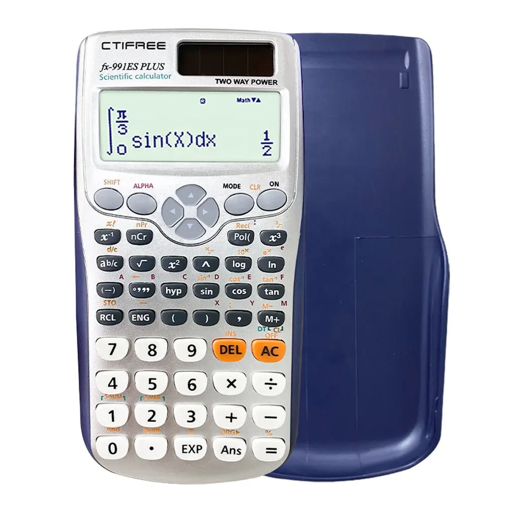 Calculatrice d'examen d'étudiant FX-991ES PLUS Fonction scientifique personnalisée 240 Calculatrice fonctionnelle fonctionnelle