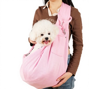 Portable Waterproof Small Dog <b>Carrier</b>-Breathable Polyester Fashion Adjustable Strap Zip Pocket Pet <b>Storage</b> Seat <b>Bag</b> <b>for</b> Outdoor - Product Image 4