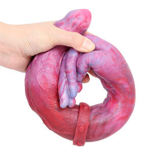 Gran pene de doble cabeza falo hombres y mujeres juguetes sexuales consolador de doble cara consolador molde de silicona consolador realista - Product Image 5