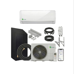 Aire acondicionado solar híbrido de 24000 BTU, tipo split de pared con inversor, panel solar de accionamiento directo para el hogar. - Product Image 1