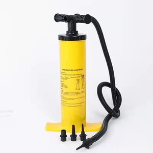 Pompe à main à air gonflable de jouets de piscine de double <span class=keywords><strong>action</strong></span> à volume élevé 4 PSI pompe de taille moyenne jaune de 4 litres - Product Image 3