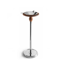 Cendrier vertical de luxe léger en acier inoxydable de style européen pour la maison, le salon, la table basse, la décoration d'appartement, cadeau