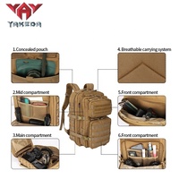 YAKEDA 45L Pack extérieur Tacticao Camping sac à dos Molle tactique randonnée sac à dos étanche sport sac à dos chasse Mochilas