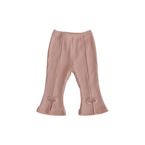 <span class=keywords><strong>Pantaloni</strong></span> Casual Elasticizzati a <span class=keywords><strong>Vita</strong></span> <span class=keywords><strong>Alta</strong></span> a Costine con Spacco e Fiocco per <span class=keywords><strong>Bambina</strong></span>, Nuovo Stile 2026, Ideali per l'Esterno - Product Image 5