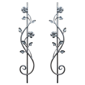 Panneaux ornementaux en <span class=keywords><strong>fer</strong></span> <span class=keywords><strong>forgé</strong></span> très vendus pour les rampes d'escalier, les clôtures et les portails - Product Image 2