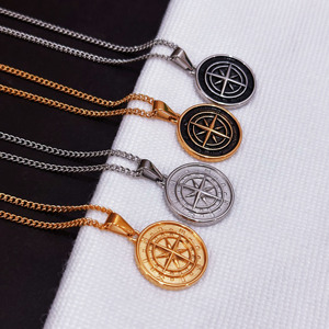 Novio novia regalo Medusa mitología collar dioses griegos joyería 18K oro Boho encanto Medusa moneda colgante collar - Product Image 3
