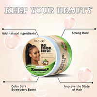 Cross-Border Control Hair Wax Sideburns Gloss Gel Crème coiffante blanche facile à appliquer pour extensions de cheveux cassés