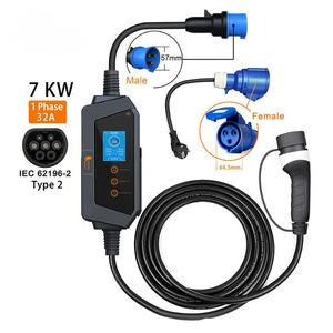 חדש 85-264v מתח רחב <span class=keywords><strong>sae</strong></span> <span class=keywords><strong>j1772</strong></span>/iec62196/gb/t תואם 7kw כוח פלט עבור מטען USB 22kw - Product Image 5