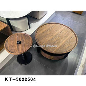 Vente directe d'usine Nouveau design de table basse Ensemble de table basse de salon en MDF - Product Image 4