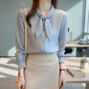 Blusa Casual de Moda para Mujer, Color Sólido, Manga Corta, Elegante, Transpirable, Tejida, para Primavera, Uso Diario, 100% Algodón, Cuello Redondo - Product Image 3