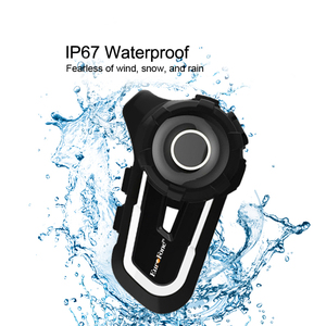 Müzik paylaşımı eller serbest arama desteklenen 6 bisikletçi grup kask iletişim hoparlör kulaklık motosiklet Bluetooth interkom - Product Image 2