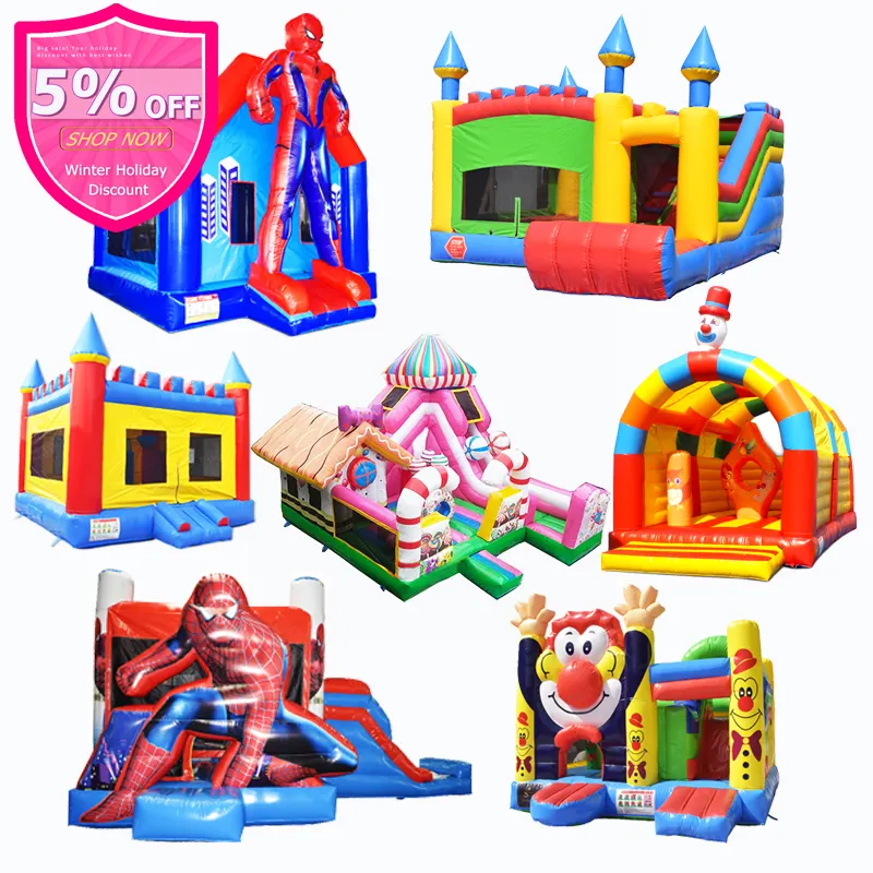 wholesale custom china indoor cheap cartoon outdoor mini kids party used large adult commercial inflatable bounce house for sale