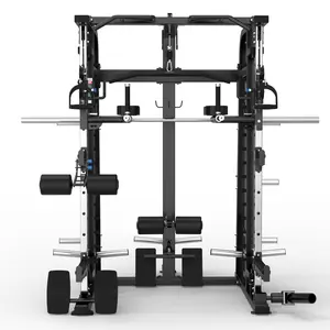 Nieuwe Ontwerp Multi Functionele Smith Machine Squat Bench Press Machine Apparatuur Voor Thuisgebruik Of Gym