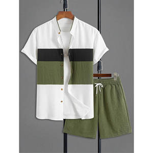 <span class=keywords><strong>Conjunto</strong></span> de camisa de vacaciones Hawaiana para <span class=keywords><strong>hombre</strong></span> de sublimación con diseños de impresión únicos pedidos mixtos aceptados Proveedor Dropshipping - Product Image 5