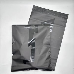 Custom UV LOGO Matte Black Shipping Mailing Bag Biodegradable Recycle Poly Shipping Mailer Bags 6X9 10x13 - Product Image 4