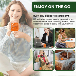 Suplemento Vitamínico en Tiras Orales, Precio al por Mayor, Caramelo Energético en Película Disoluble para Adultos, No Apto para Mujeres Embarazadas - Product Image 6