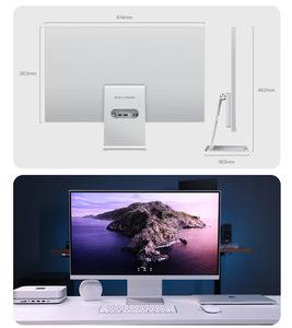 NOUVEAU Moniteur de jeu RICH VISION RV100 Max, taux de rafraîchissement 60Hz, 16/9 HDR400, 5120*2880, 2000/1, 500cd/m², 27 pouces, temps de réponse 1ms - Product Image 6