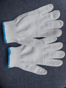 Guantes tejidos de algodón para protección de manos y brazos - Product Image 5