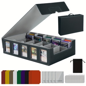 <span class=keywords><strong>Caja</strong></span> de Almacenamiento <span class=keywords><strong>para</strong></span> Cartas TCG/CCG MIO Wholesale <span class=keywords><strong>con</strong></span> Capacidad <span class=keywords><strong>para</strong></span> Más de 4000 Cartas, <span class=keywords><strong>con</strong></span> Asa y Ventana, 24 Divisores - Product Image 3
