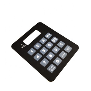 Bảng Dán Nhãn 0.25Mm Nút Số Phẳng Ma Trận Nền Đen - Product Image 1