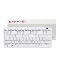 Kit Básico de Computadora Personal Raspberry Pi 500 US con Teclado, Adaptador de Corriente, Tarjeta de Memoria de 32 GB, SC123 Linux