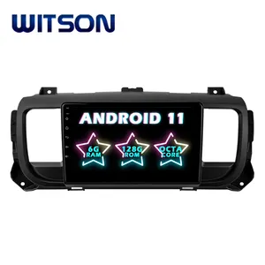 WITSON Android 11汽车DVD音频系统为雪铁龙JUMPY 3/ESPACIADOR/SPACETOURER 2016-21内置无线CARPLAY + Android Auto