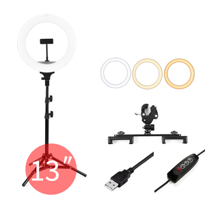 Exquis 13 "pouces Pulg Led <span class=keywords><strong>Ring</strong></span> Fill <span class=keywords><strong>Light</strong></span> <span class=keywords><strong>33</strong></span> cm pour photo avec support de téléphone portable - Product Image 1