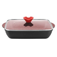 Ensemble de casseroles de cuisine Hausroland 14 pièces, vente en gros, antiadhésif, en aluminium forgé, pour la maison, compatible induction