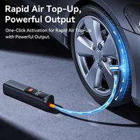 Inflador de neumáticos eléctrico Digital de 4500mAh, 150 PSI, cilindro de 19mm, compresor de aire de emergencia portátil para coche, motocicleta y bicicleta