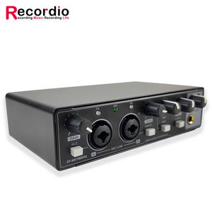 Recordio Usb Audio Interface Musique Microphone À Condensateur <span class=keywords><strong>Externe</strong></span> Enregistrement <span class=keywords><strong>Carte</strong></span> <span class=keywords><strong>Son</strong></span> pour Pc Enregistreur Ordinateur <span class=keywords><strong>Studio</strong></span> - Product Image 2