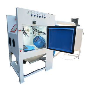 Multifunctional Automatic Sandblasting Machine 2 in 1 Sand <strong>Blasting</strong> <strong>Cabin</strong> with Turntable and Tumbler - Product Image 3