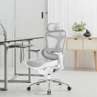 SIHOO luxe patron dossier Flexible 4D liaison accoudoir siège de bureau pivotant chaise ergonomique C100 3D système de soutien lombaire