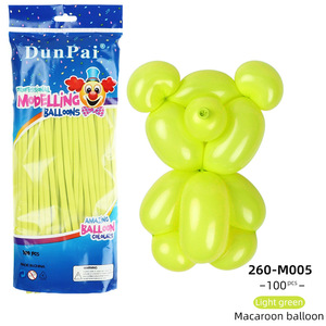 TLX 100 Globos de Modelado en Colores Macarrón, Globos Mágicos Macar 260, Globos Largos para Modelar Animales - Product Image 4