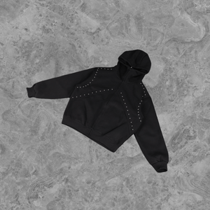 Sweat à capuche surdimensionné personnalisé pour homme, impression personnalisée, logo personnalisé, streetwear noir, pull décontracté - Product Image 2