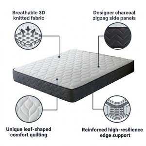 High Quality Hybrid <b>Mattress</b> With Pocket Spring Luxury King <b>Foldable</b> Eco-Friendly Home Furniture for Hotel Bedroom School Use 62 - Product Image 5