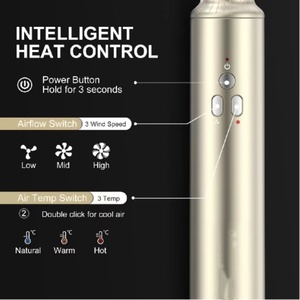 Lisseur de cheveux multifonction détachable à ions négatifs, brosse à air chaud, sèche-cheveux ionique - Product Image 6