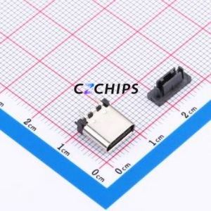 TYPE-C-G08A-2TDWH8.8 USB Connector SMD Connector ( Connector Type: Type-C )( Gender: Female )( Mounting Type: Vertical Mount ) - Product Image 1
