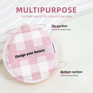 Tùy Chỉnh Mỹ Phẩm Nền Tảng Bột Phun Khuôn Mặt Mềm Mại Màu Hồng Bột Phồng Có Thể Giặt Mỹ Phẩm Bột Phun Với Bụi Hộp - Product Image 3