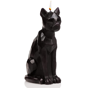 <span class=keywords><strong>Vela</strong></span> personalizada de esqueleto de gato, <span class=keywords><strong>vela</strong></span> de cera de gato, se funde a esqueleto metálico, forma geométrica - Product Image 1