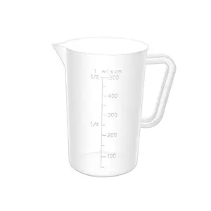 500ml Plastic Polypropylene PP Kitchen Milk Liquid Measurement Beaker Measuring Cup