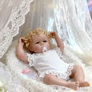 Muñecas Bebé <span class=keywords><strong>Reborn</strong></span> de 22 Pulgadas para Niños, Muñeca de Vinilo PVC con Certificación de Seguridad, Pintura 3D, Muñeca de Moda, MOQ Bajo - Product Image 3