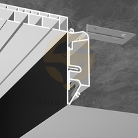 Profilés en aluminium pour plafond tendu en tissu PVC avec bande LED intégrée – Prix compétitif