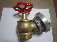Offre Spéciale BSP Filetage d'entrée de 2 pouces de vanne de bouche d'incendie avec sortie d'accouplement en aluminium Storz 2 ".